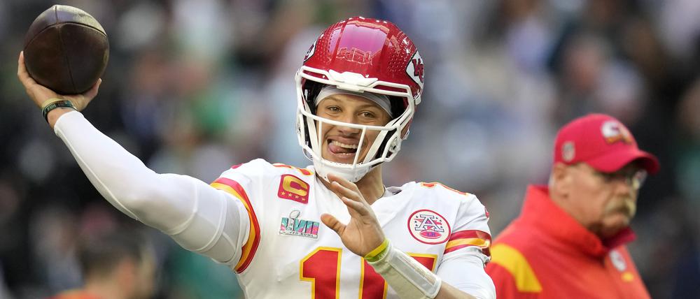 Patrick Mahomes ist der beste Quarterback in der NFL, zweimal holte er mit Kansas City schon den Super Bowl.