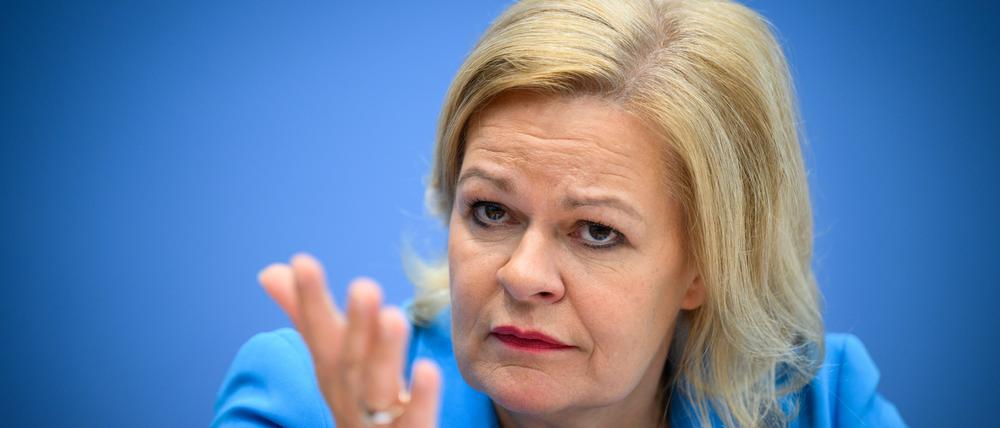 Nancy Faeser (SPD) will Berlin besonders gut schützen.