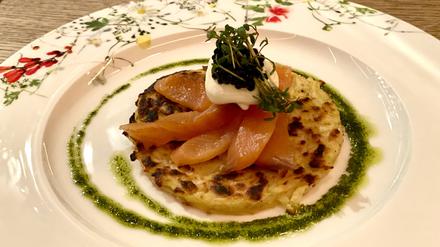 Zarenlachs auf Rösti in der Rotisserie Weingrün