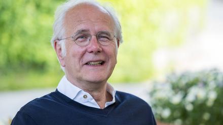 Der deutsche Schauspieler, Kabarettist, Kolumnist, Entertainer, Schriftsteller und Fernsehmoderator, Harald Schmidt anlässlich eines Interview mit der APA, am 22. Mai 2023, in der Steudltenn in Uderns.