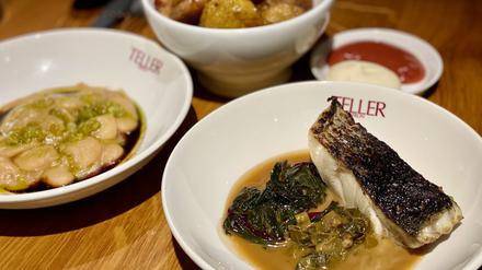 Adlerfisch im „Teller“.