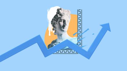 Griechische Aktien sind im Aufwärtstrend.