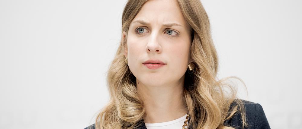 Wiebke Winter, Spitzenkandidatin der CDU für die Bürgerschaftswahl in Bremen, gibt nach der Sitzung des CDU-Bundesvorstands im Konrad-Adenauer-Haus eine Pressekonferenz zur Wahl in Bremen. +++ dpa-Bildfunk +++