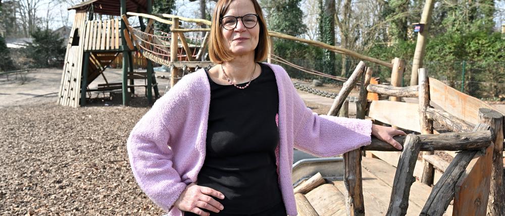 Potsdam, 13.03.2024, Lokales, Katrin Hafemann, Kitaleitung, 30 Jahre Elternverein Zwergenland, Kita Zwergenland, Foto: Ottmar Winter PNN ACHTUNG: Foto ist ausschließlich für redaktionelle Berichterstattung der PNN und des TGSP! Eine kommerzielle Nutzung, z.B. Werbung, ist ausgeschlossen. Die Weitergabe an nicht autorisierte Dritte, insbesondere eine weitergehende Vermarktung über Bilddatenbanken, ist unzulässig.