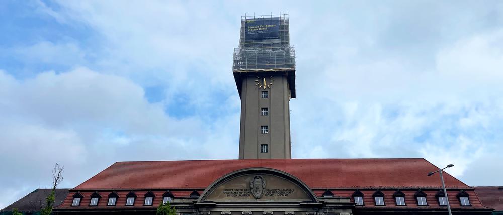 Rathausturm in Spandau:das Zentrum.