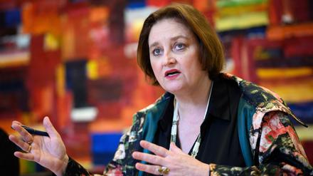 Wissenschaftssenatorin Ina Czyborra erklärt, wie sie den Umgang mit pro-palästinensischen Protesten findet