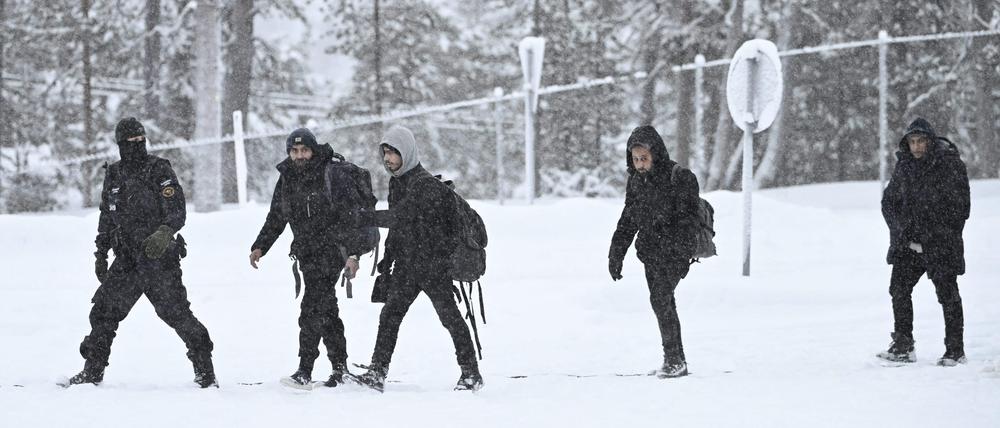 Grenze in Nordfinnland: Flüchtlingen wird es in Finnland nicht mehr leicht gemacht.