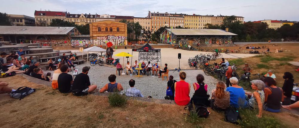 Der Sozialgipfel im Görlitzer Park.