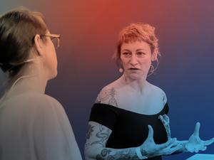 Köchin Sophia Hoffmann im Gespräch mit Ruth Ciesinger.