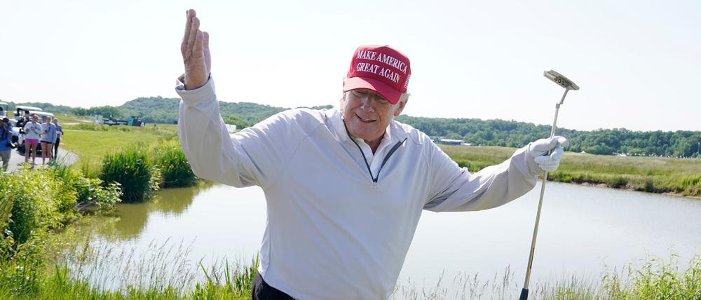 Donald Trump ist ein leidenschaftlicher Golfer.