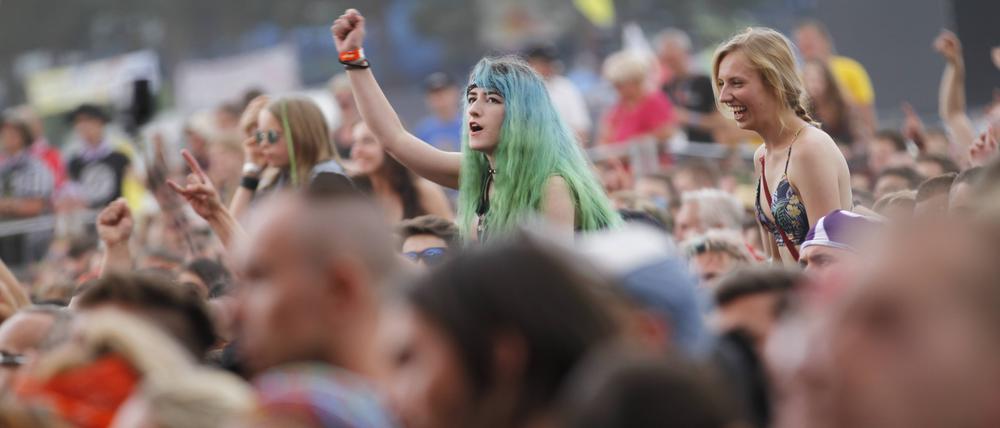 So könnte es am Samstag auch am Strandbad Wannsee zugehen: Dort findet das SZummerbreak-Jugendfestival statt.