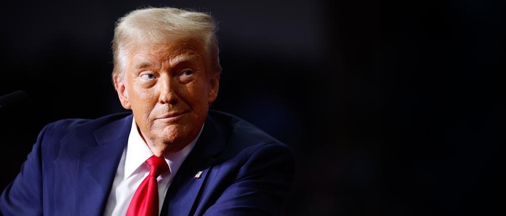 Donald Trump im Wahlkampf in Pittsburgh, Pennsylvania