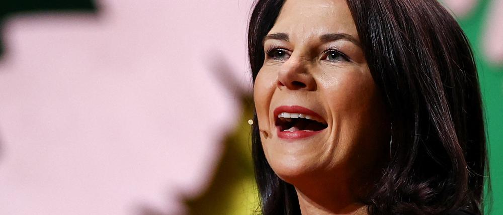 Annalena Barbock am 17. November auf dem Grünen-Parteitag.