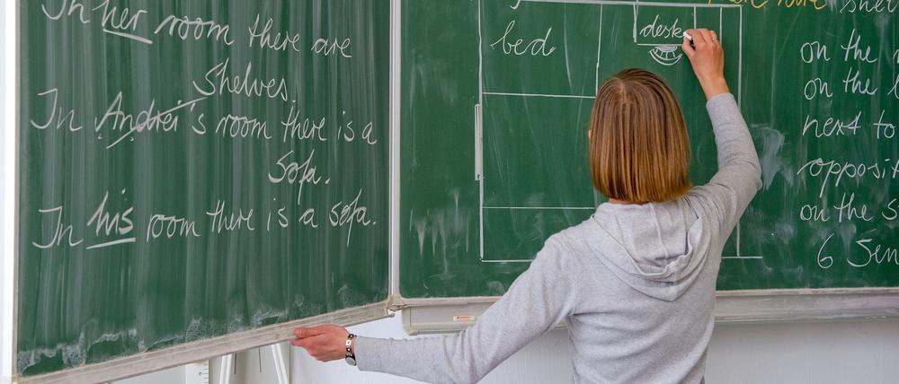 Unterricht an einer Grundschule in Frankfurt (Oder). (Symbolbild)