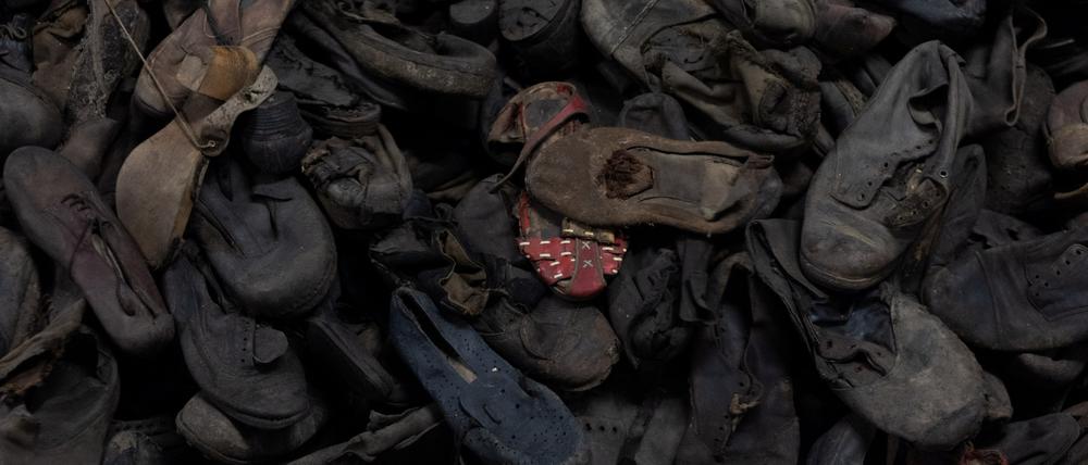 Zeugnisse des Grauens: Schuhe der Ermordeten in der KZ-Gedenkstätte Auschwitz