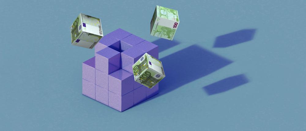 Bausteine für die Rente (Symbolbild)