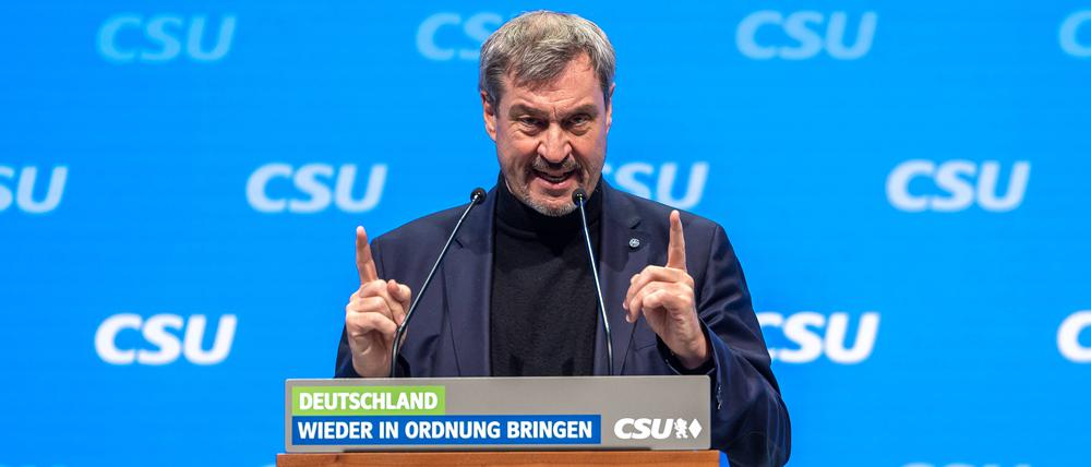 Markus Söder am Samstag in Nürnberg.