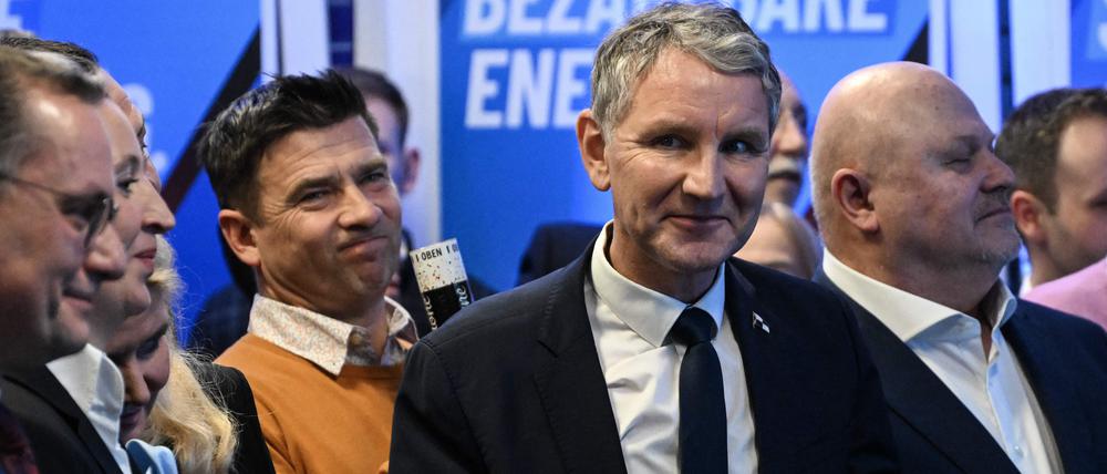 In Thüringen kam die AfD nach Auszählung aller Wahlbezirke auf 38,6 Prozent.