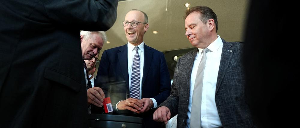 Friedrich Merz im Bundestag.