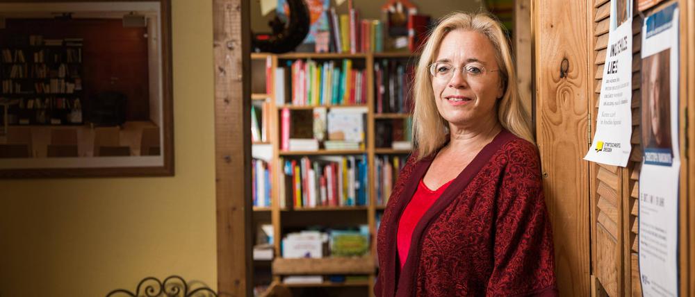 Die Dresdner Buchhändlerin Susanne Dagen