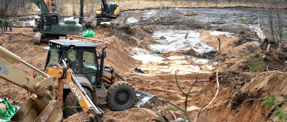 Die Rettungsaktion für vermisste US-Soldaten auf dem Truppenübungsplatz Pabrade in Litauen.