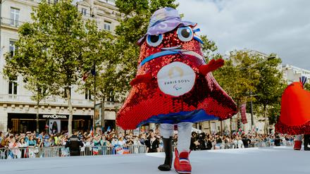 Das Paralympics-Maskottchen Phryge