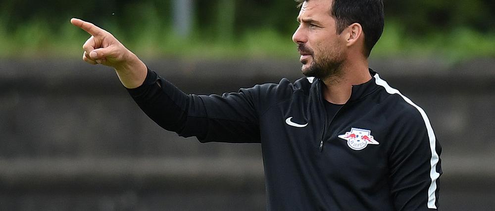 Gibt die Richtung vor: Leipzigs neuer Trainer Zsolt Löw.