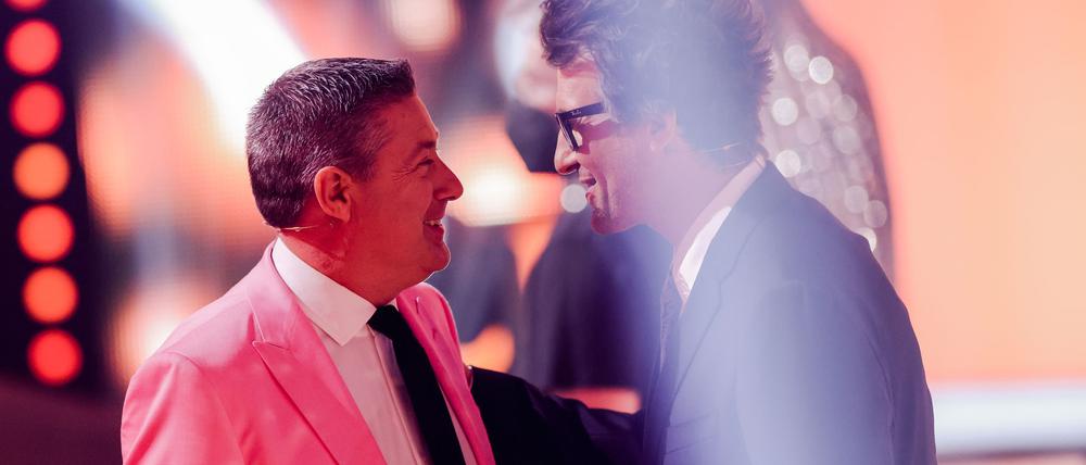 Sie sollen bald zusammen tanzen: „Let's Dance“-Juror Joachim Llambi und Moderator Daniel Hartwich. (Archivbild)