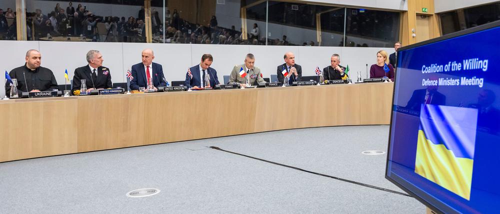 Zum ersten Mal tagt die „Koalition der Willigen“ auf Ebene der Verteidigungsminister.
