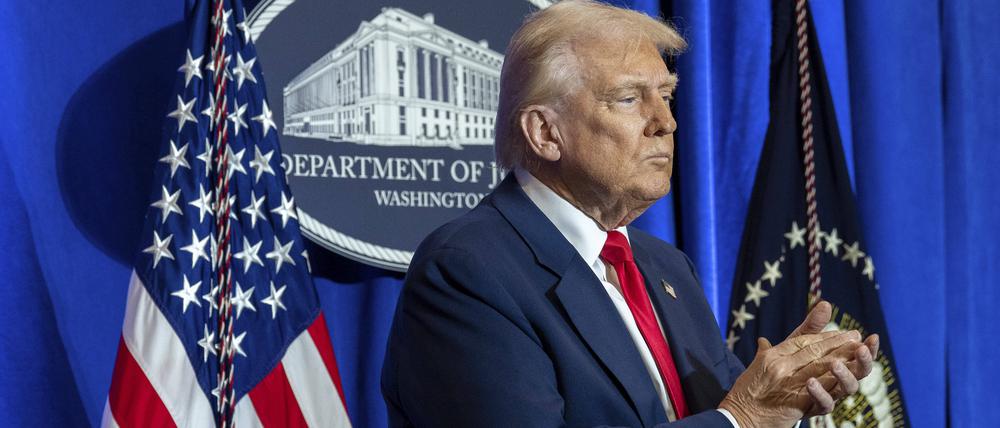 Der Präsident der USA: Donald Trump.