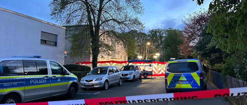 Der mutmaßliche Tatort wurde weiträumig abgesperrt.