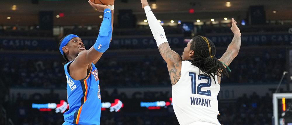 Shai Gilgeous-Alexander und die Oklahoma City Thunder sind bislang sehr souverän unterwegs.
