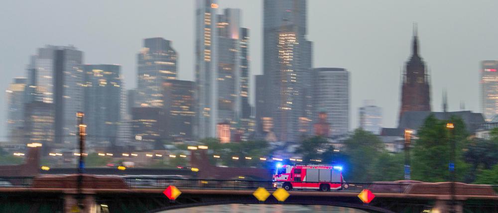 Stadtansicht von Frankfurt am Main.