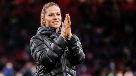 Melanie Leupolz verabschiedet sich.