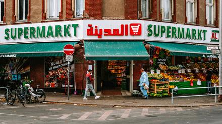 Syrischer Supermarkt Al-Madina in der Neuköllner Sonnenallee.