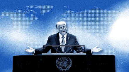US-Präsident Donald Trump spricht bei der Generaldebatte der UN-Vollversammlung.