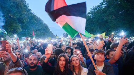 Gaza-Demo in Berlin.