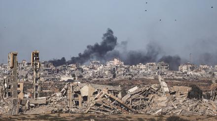 Ruinen und Trümmer in Gaza-Stadt