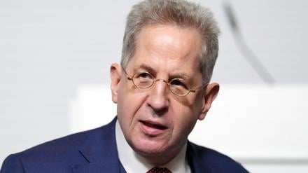 Parteivorsitzender Hans-Georg Maaßen, aufgenommen während des ersten Bundesparteitages seiner Partei Werteunion (WU)