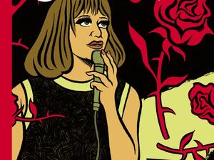 Das Titelbild von Moritz Stetters Comicbiografie „Die Knef“.