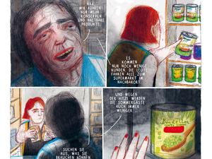 Eine Seite aus „Jakob Neyder“ von Franz Suess. Foto: Avant