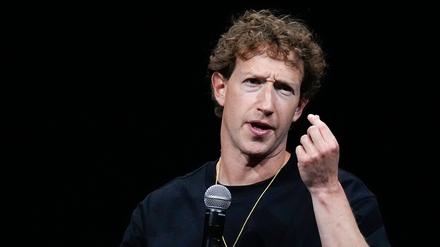 Meta-Chef Mark Zuckerberg hatte in Bezug auf die EU-Regeln von „institutionalisierter Zensur“ gesprochen. (Archivbild)