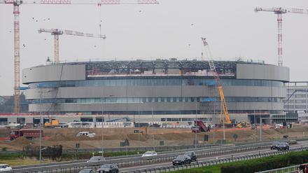 Die Eishockey-Arena Santa Giulia soll das Aushängeschild der Wettkämpfe in Mailand werden.