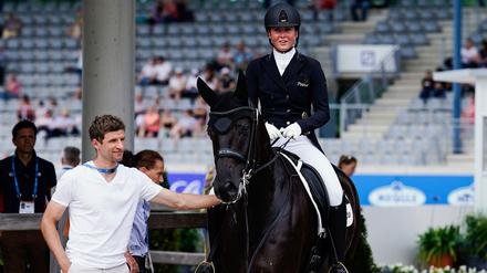 Lisa Müller mit ihrem Mann Thomas.