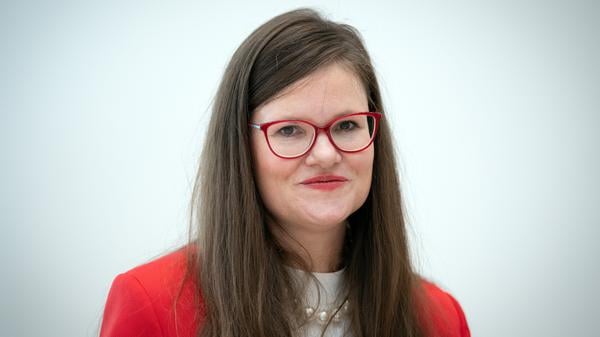 Jouleen Gruhn (BSW), Landtagsvizepräsidentin.