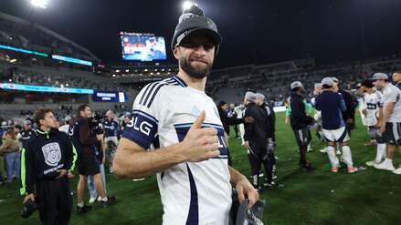 Daumen hoch! Thomas Müller hat es in seiner ersten Saison in Nordamerika gleich ins Finale geschafft.