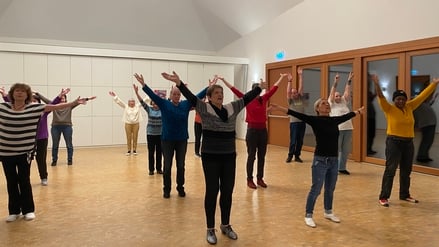 Tanzgruppe "Zeit zum Tanzen", Initiatorin Jutta Schüle
Credit: privat