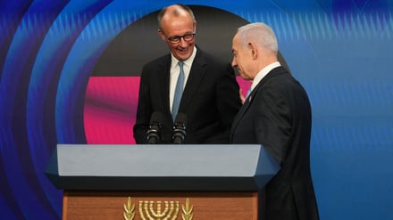 Israeli Prime Minister Benjamin Netanyahu und Bundeskanzler Friedrich Merz