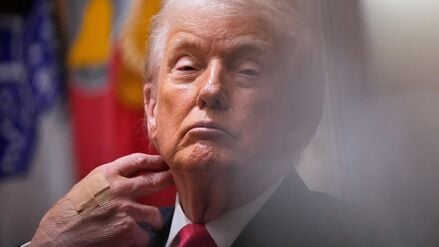 US-Präsident Donald Trump nimmt an einer Kabinettssitzung im Weißen Haus teil.