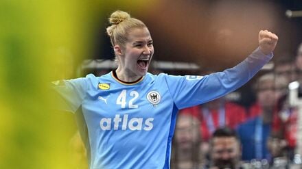 Torhüterin Katharina Filter wurde in der zweiten Halbzeit immer besser.